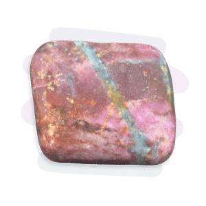 Ruby Kyanite combines deep red or pink shades from Ruby inclusions with the cooler blue or green tones of Kyanite. The stone ranges from translucent to opaque, depending on the density and distribution of its Ruby and Kyanite components. It is often shaped and polished to accentuate its vibrant colour contrast.